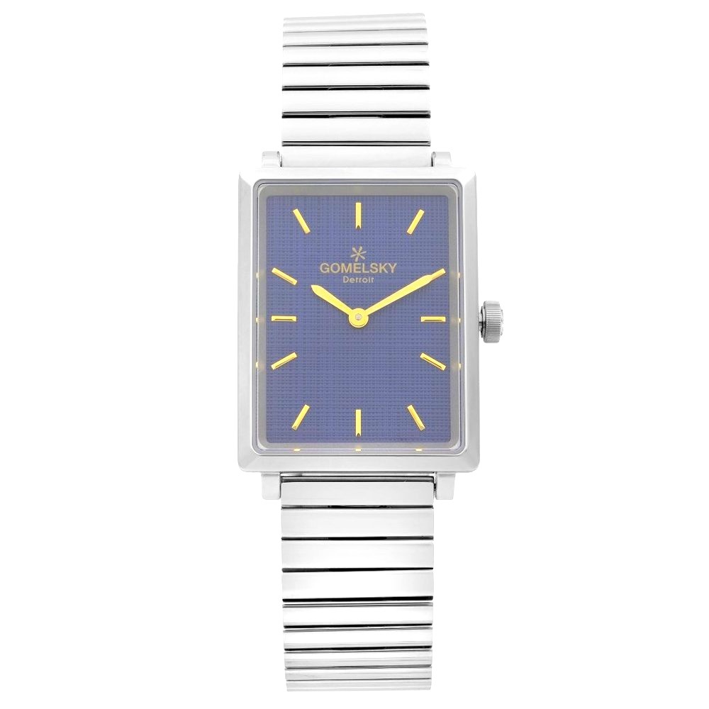 Gomelsky Shirley Fromer Steel Blue Dial Quartz
